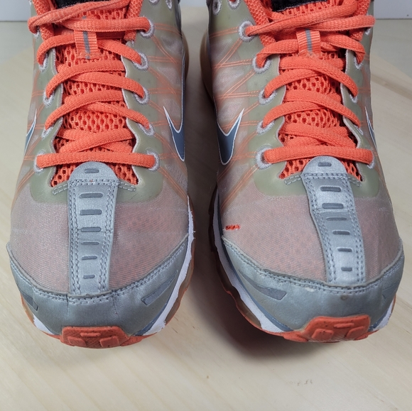Nike Grey Orange Air Max 2009 Running Sneakers 354750-002 Women's Size 8.5 - Picture 9 of 14